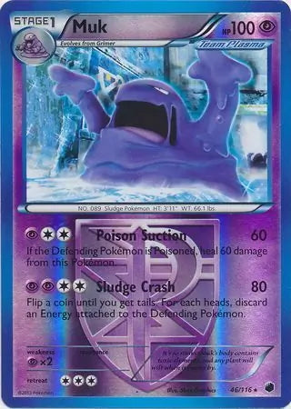 Plasma Freeze Muk #46/116 reverse holo